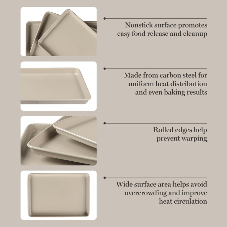 Gallen 3 Piece Cookie Sheet Set (3 Count)