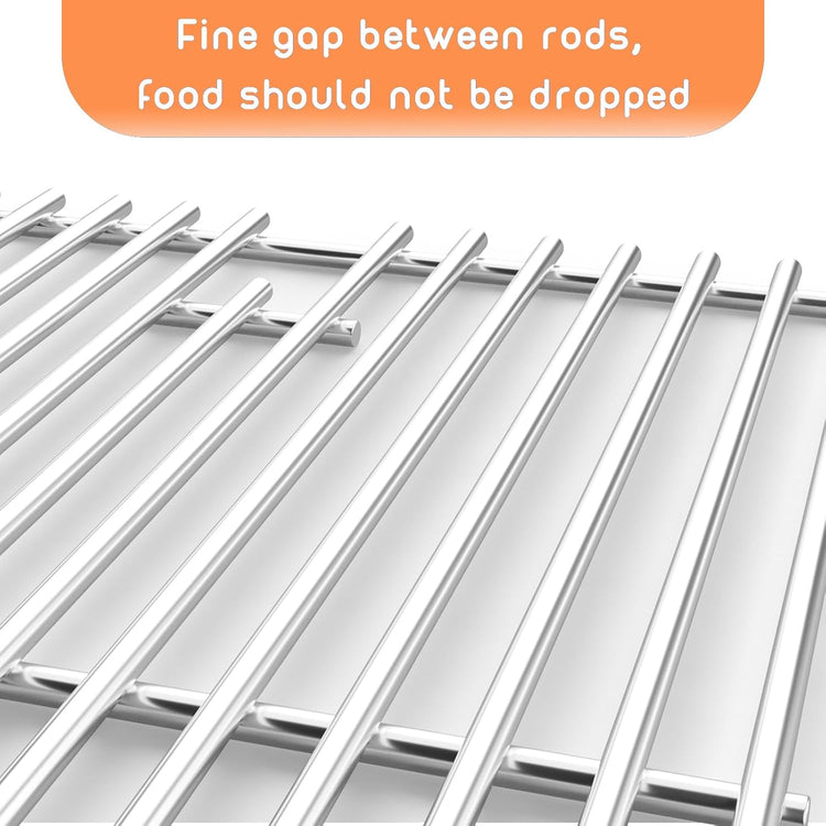 15'' Stainless Steel Grill Grate for Broil-Mate 165154 195554, Broil King Replacement Grates 986557, 9869-54, 9869-57, Signet 70, 20, 90, Crown 10, 20, 40, 90, Huntington 6666-54, Sterling1155-54