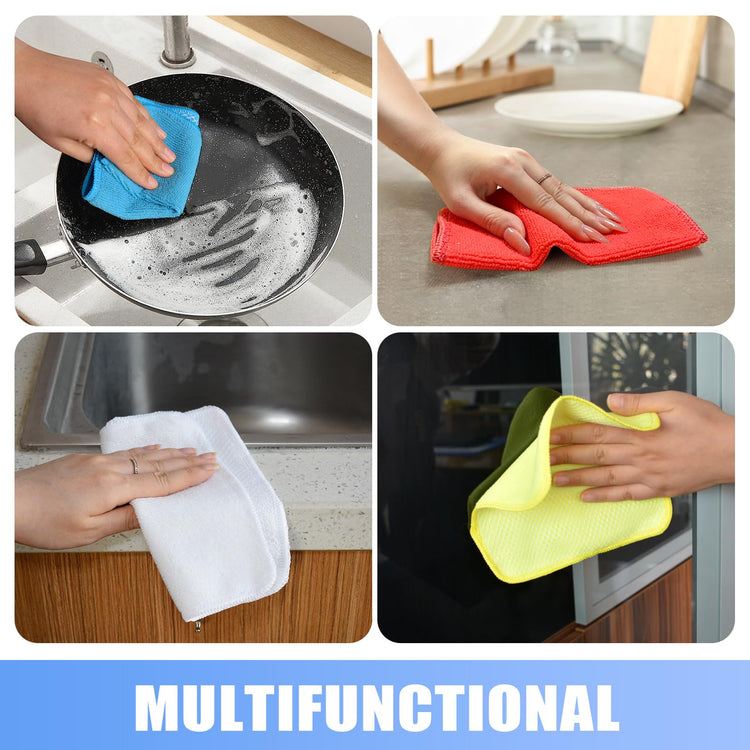 Dish Cloths for Washing Dishes with Scrub Side (9 Count)