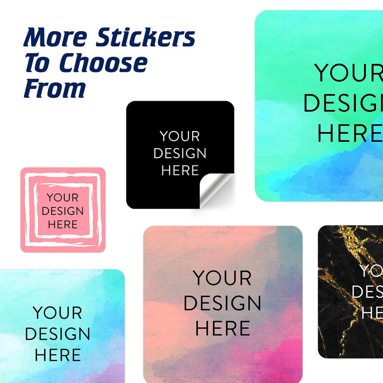 Custom Vinyl Stickers Your Image (100 Count)