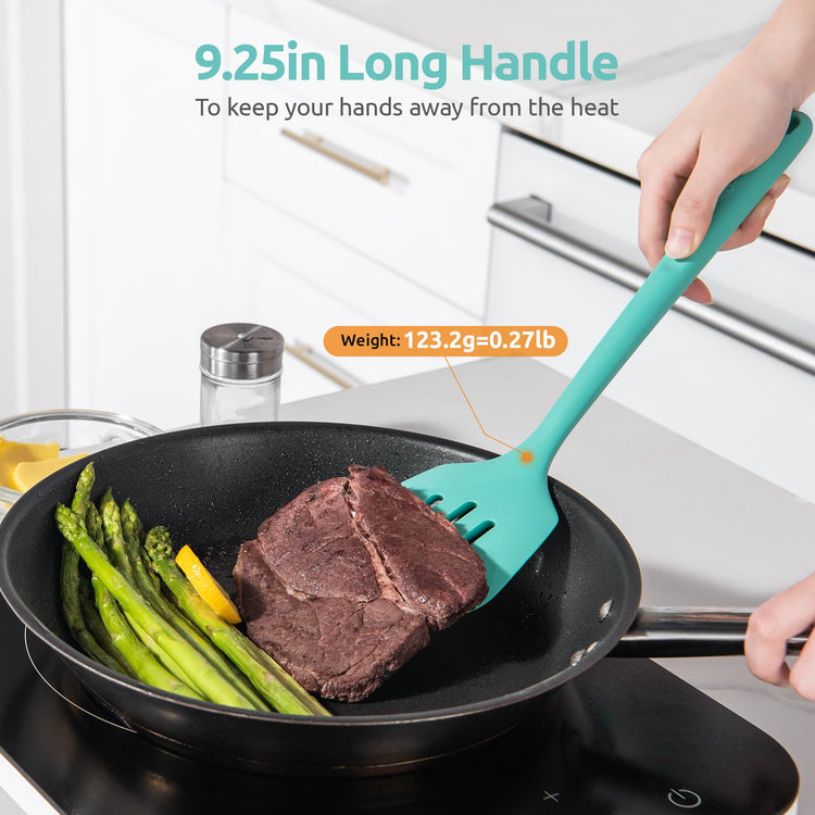 600ºF Heat Resistant Silicone Turners (2 Count)