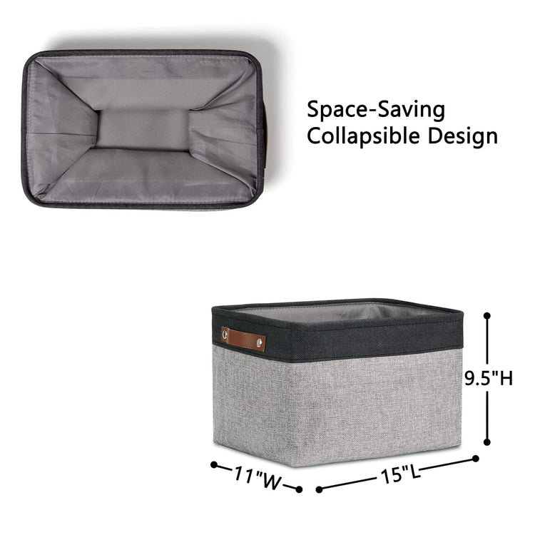 Fabric Baskets for Storage (3 Count)