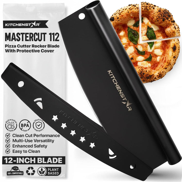 12 Inch Pizza Cutter Rocker Blade
