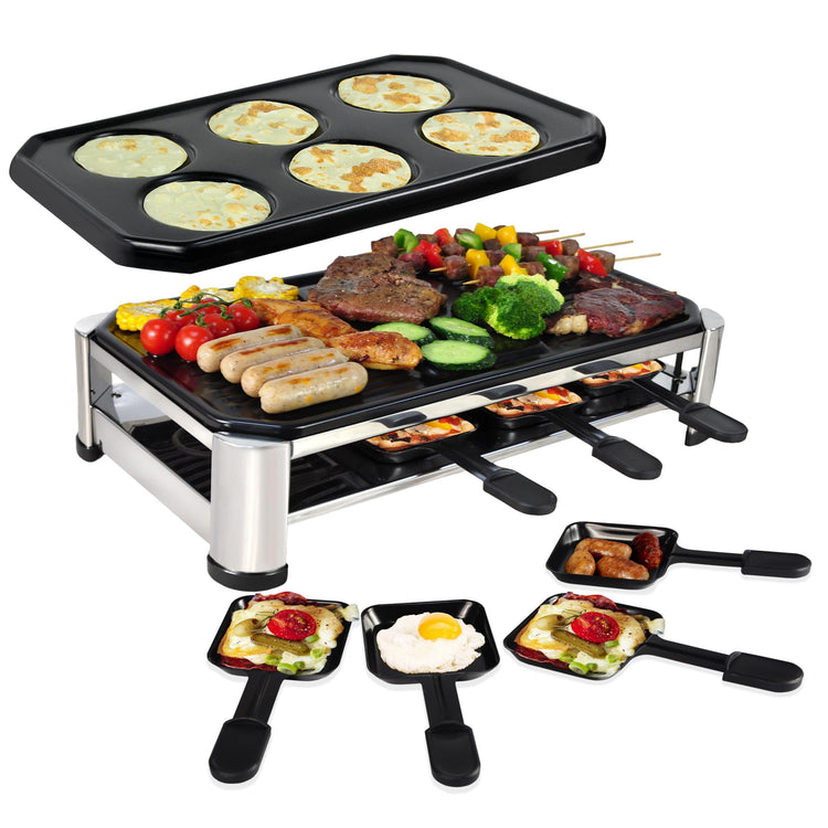 8 Person Raclette Grill