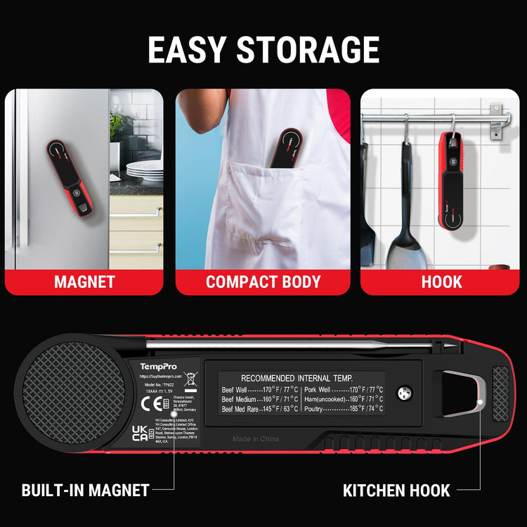 TempSwift 1 Sec Instant Read Meat Thermometer Digital