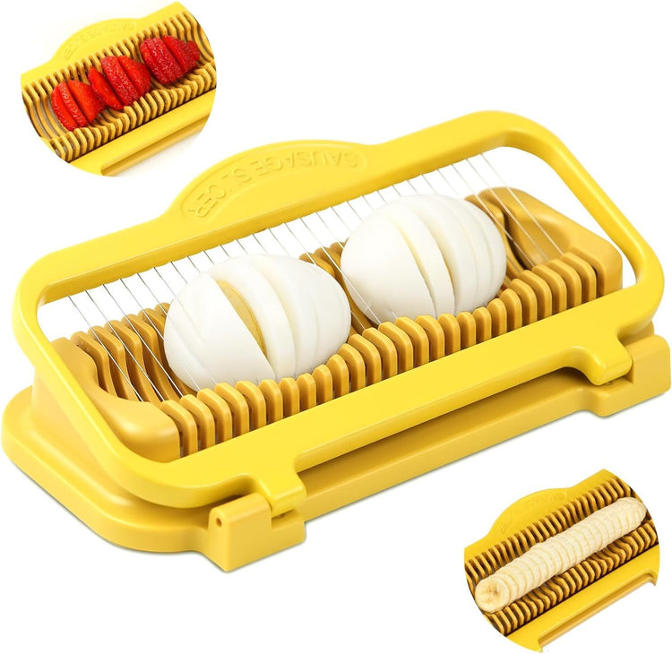 Larger Banana Slicer Egg Slicer for Hard Boiled Eggs