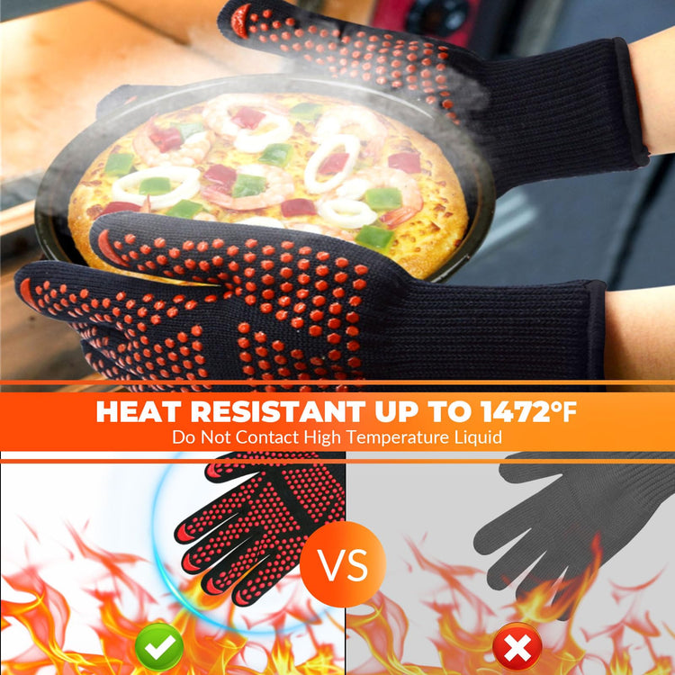 1 Pair Grill Oven Mitts (2 Count)