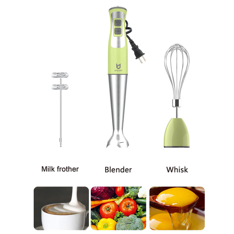 3-in-1 Immersion Hand Blender - Puree Food, Smoothies and Soups