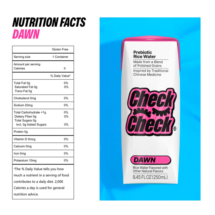 CheckCheck Prebiotic Rice Water (101.36 Fl Oz)