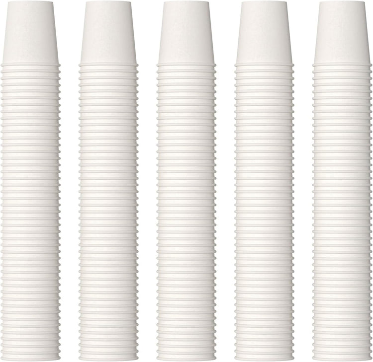 JOLLY PARTY 2 oz Bathroom Cups,700 Pack Small Paper Cups, White Mouthwash Cups, Disposable Mini Paper Espresso Cup, Paper Sampling Cup