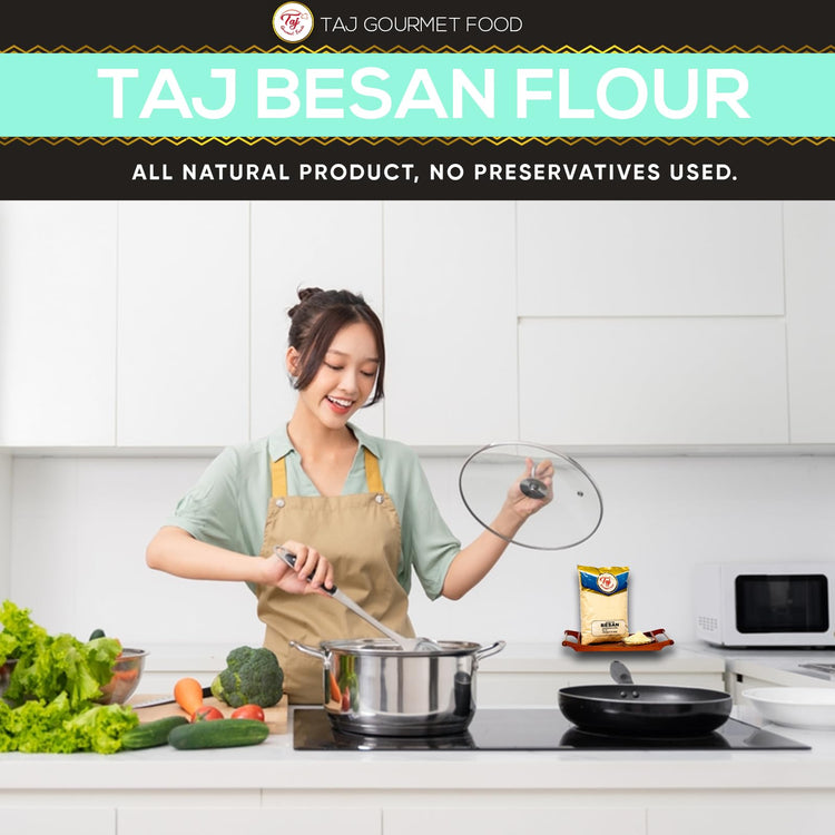 TAJ Besan Flour 2 (32 Ounce)