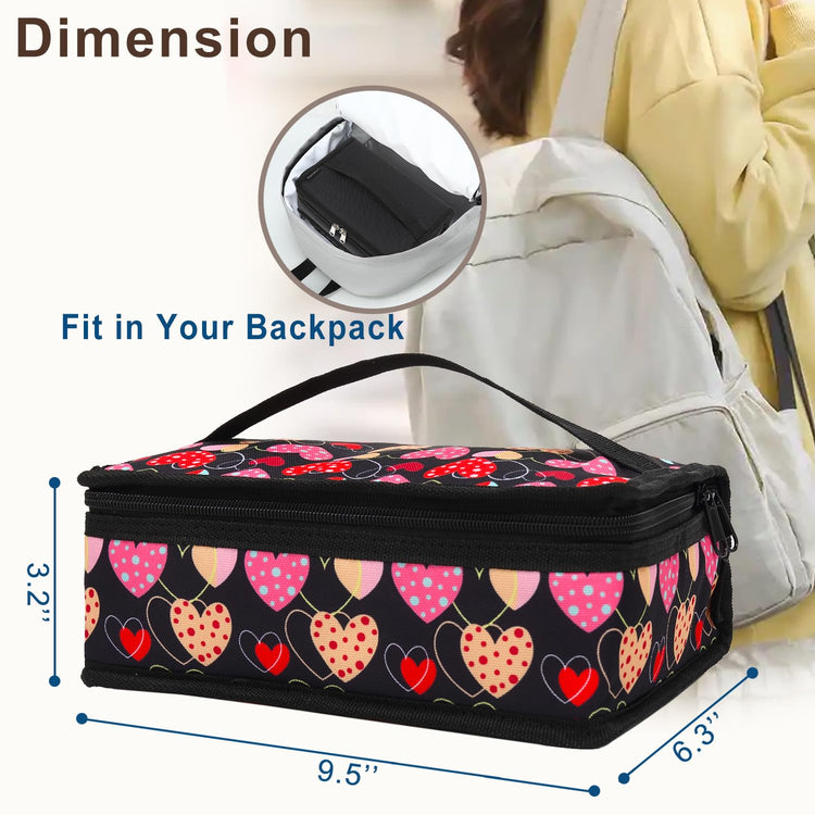 Small Lunch box Insulated Soft Bag Mini Cooler Back to School Thermal Meal Tote Kit for Kids