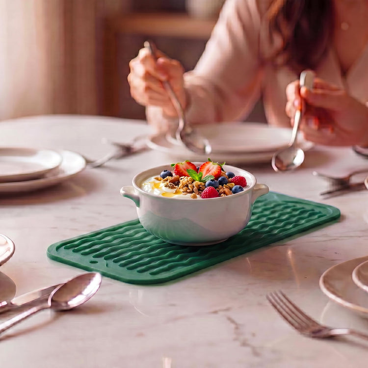 Silicone Dish Drying Mat for Multiple Usage