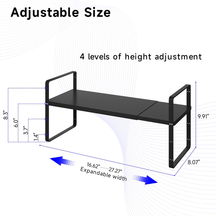 Expandable Cabinet Shelf Organizer (2 Count)