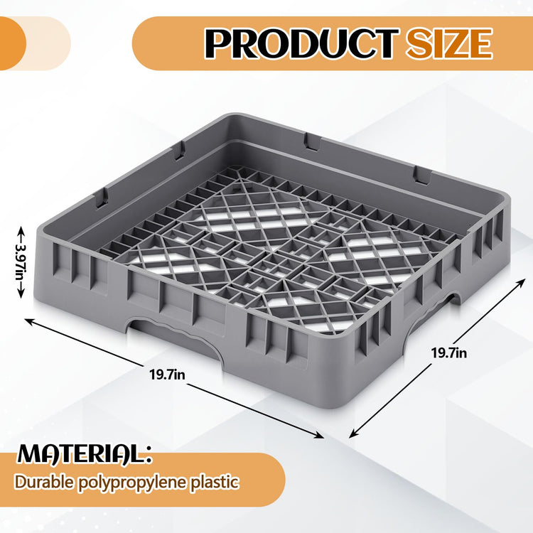 1 Pack Commercial Dishwasher Tray Rack