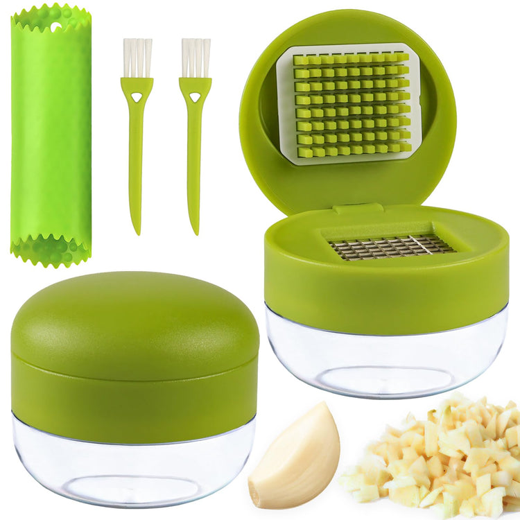 2 Pcs Garlic Press Stainless Steel (2 Count)