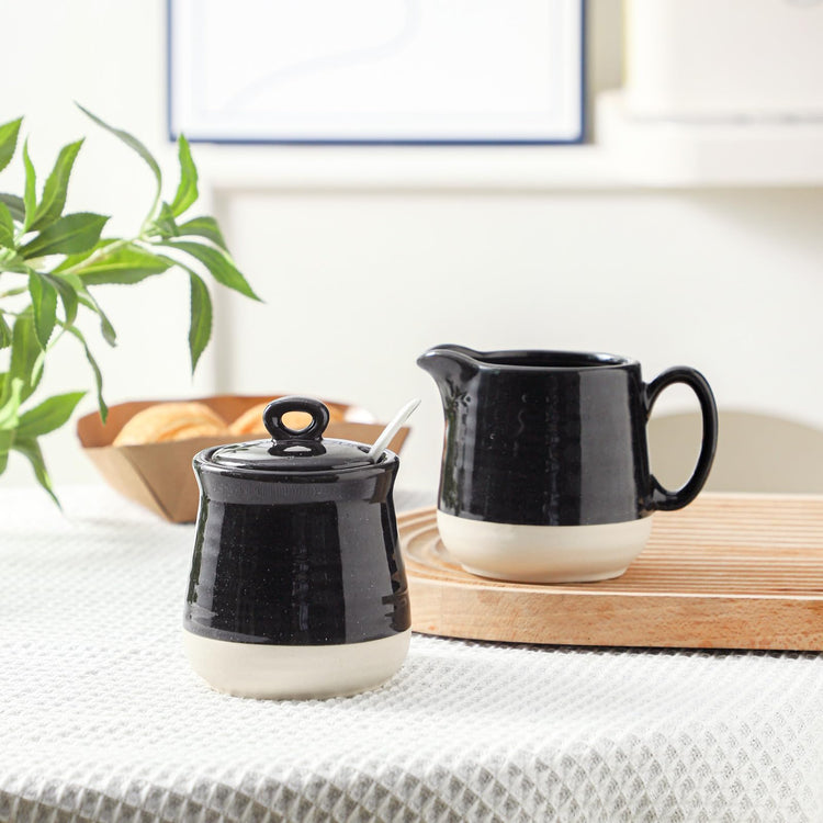 Porcelain Sugar and Creamer Set (10 Ounce)