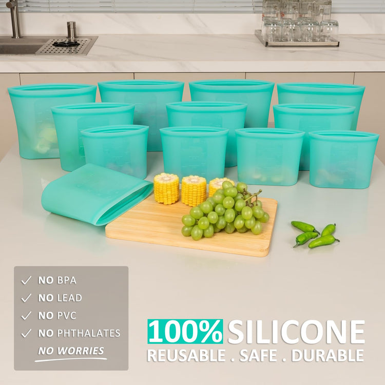 Reusable Food Bags (12 Count)