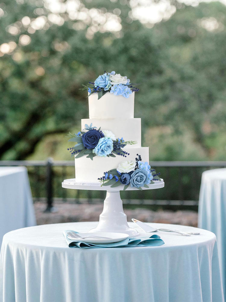 3Pcs Premade Cake Flowers (3 Count)