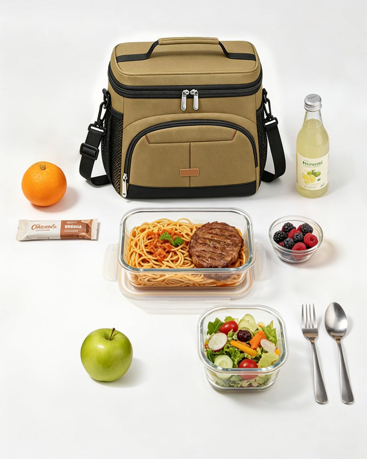 Lunch Box for Men Women Insulated Lunch Tote Cooler Bag Lunchbox