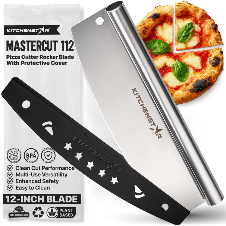 12 Inch Pizza Cutter Rocker Blade