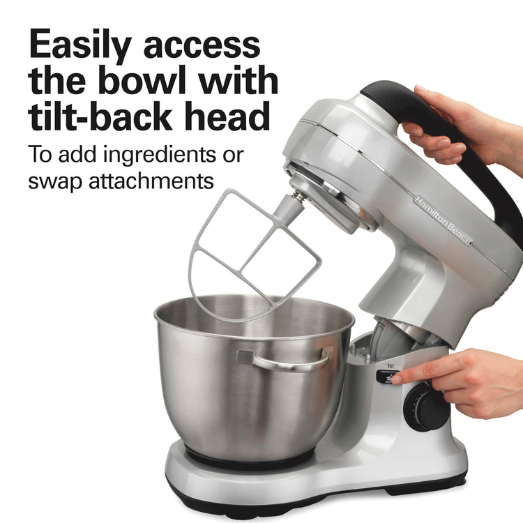 4 Qt Electric Stand Mixer With 7 Speeds