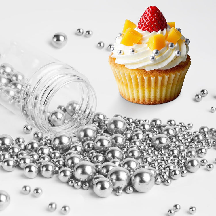 Silver Pearl Sprinkles (4.5 Ounce)