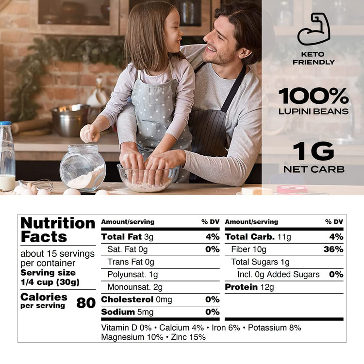 Lupini FLOUR Keto & Vegan Friendly Superfood (16 Ounce)