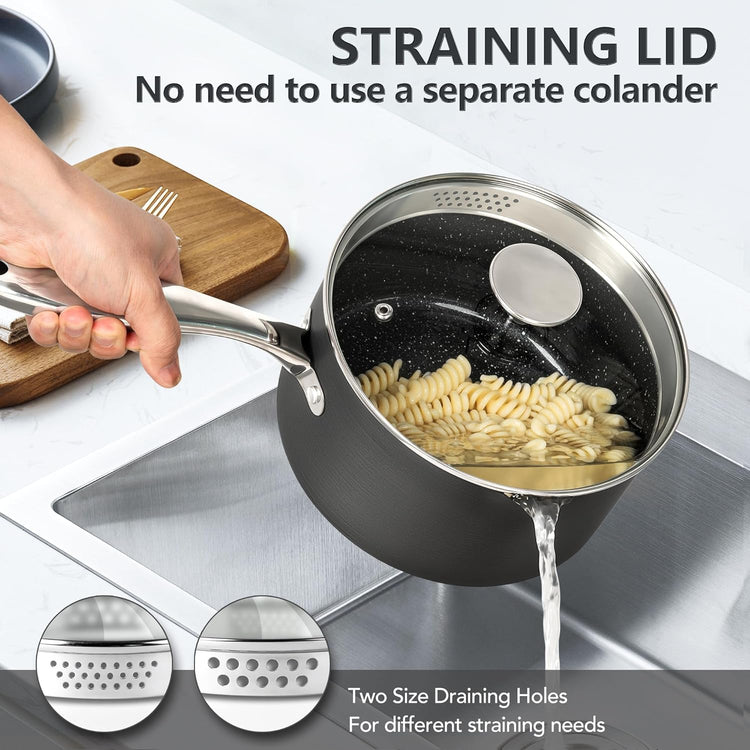 3 Quart Saucepan with Lid