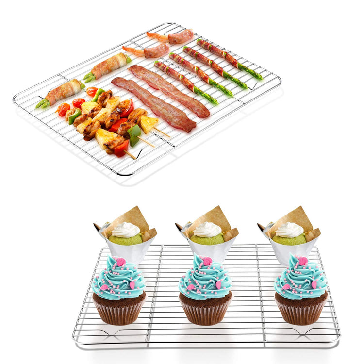 11.6" x 9" Cooling Baking Wire Racks Pack of 2 (2 Count)