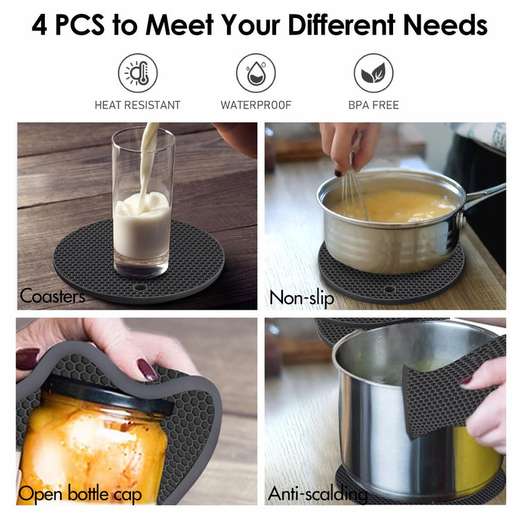 Silicone Trivets for Hot Pots and Pans