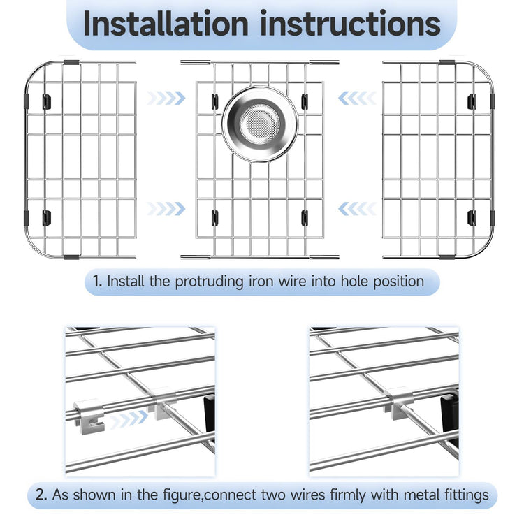 23'' x 13'' Stainless Steel Sink Grid