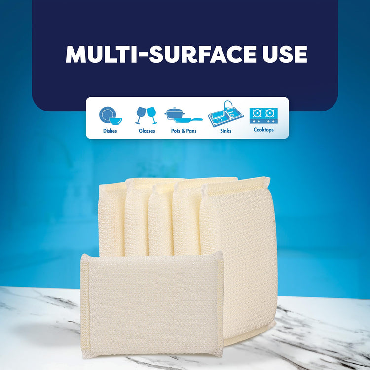 6 Scrub Sponges Kitchen By SCRUBIT