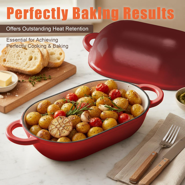 5 QT Enameled Cast Iron Sourdough Bread Oven