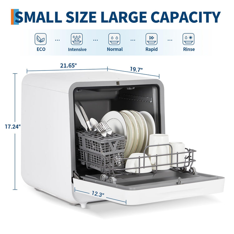 Portable Dishwasher Countertop with Large LED Display