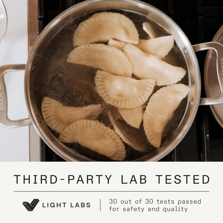 Cookware 6 Quart Stainless Steel Stock Pot With Lid