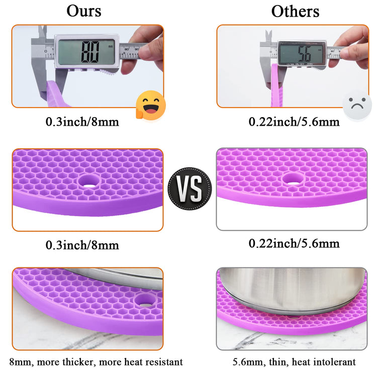 Silicone Silicone Trivet for Hot Dishes