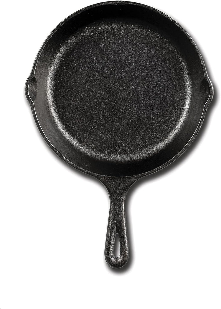 Lodge 6-1/2 Inch Cast Iron Pre-Seasoned Skillet – Signature Teardrop Handle - Use in the Oven, on the Stove, on the Grill, or Over a Campfire, Black - Nestoria