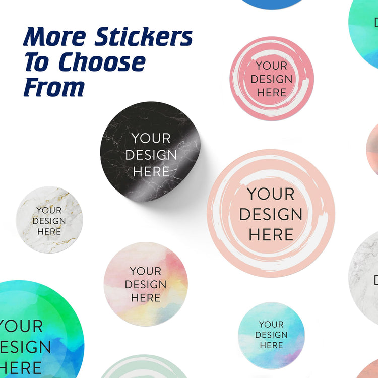 100 Custom Vinyl Stickers (100 Count)