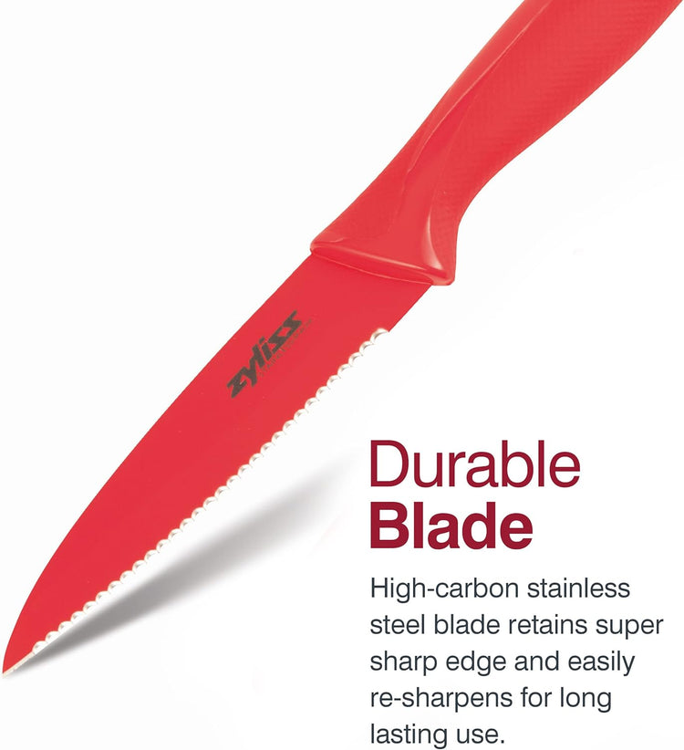 ZYLISS 2-Piece Paring Knife Set with Sheath Covers