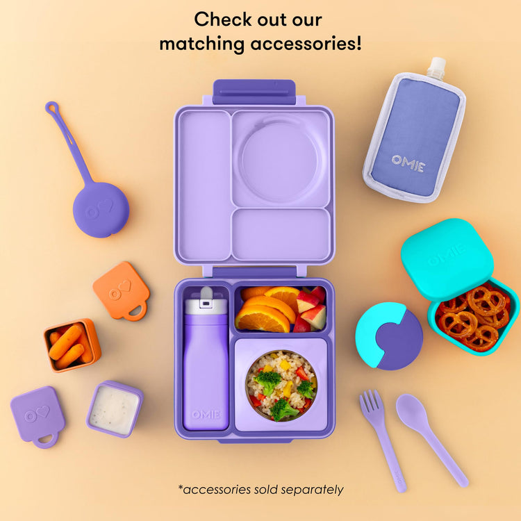 OmieBox Kids Insulated Leakproof Bento Lunch Box with Food Jar