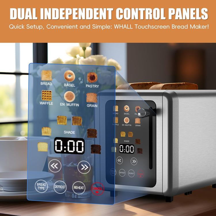 Touch Screen Toaster 2 Slice