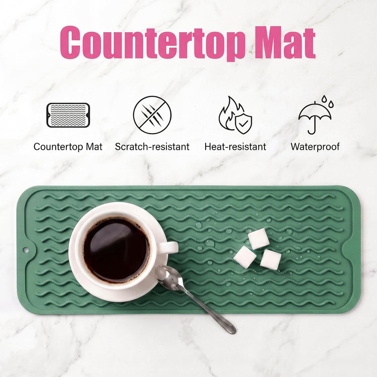 Silicone Dish Drying Mat for Multiple Usage