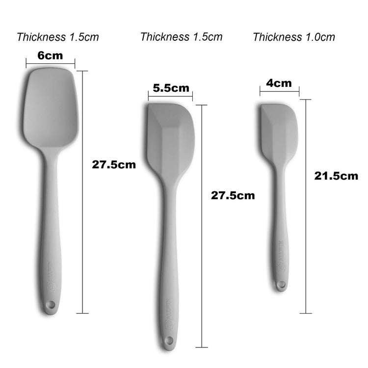 3 Piece Silicone Spatula Set