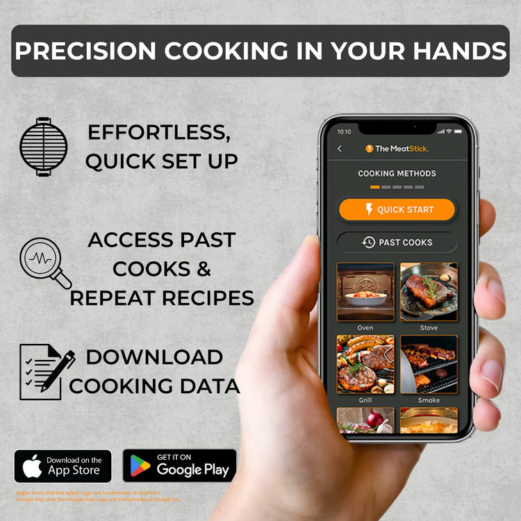 MeatStick 4X Bluetooth Wireless Meat Thermometer