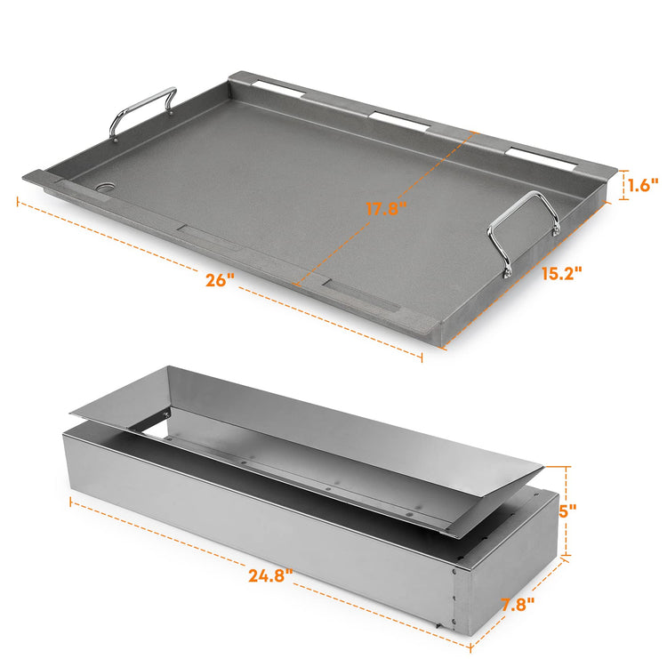 Griddle Insert with Manifold Kit for Masterbuilt Gravity 1050