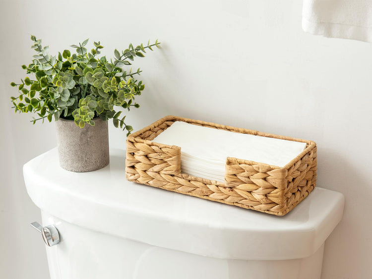 Water Hyacinth Napkin Holder for Bathroom