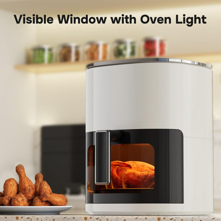 Air Fryer 6.34 QT Digital Airfryer with Visible Window