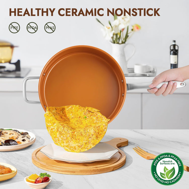 Ceramic Nonstick Saute Pan