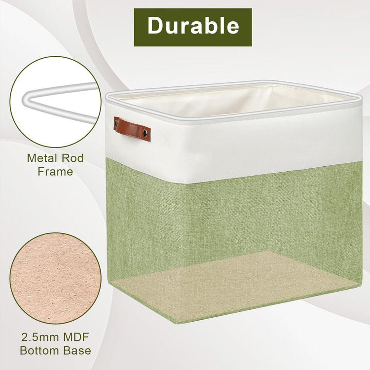 Large Fabric Storage Baskets (3 Count)